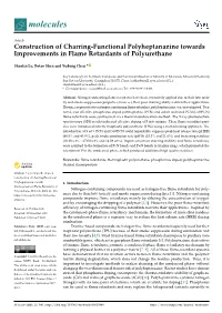 Construction of Charring-Functional Polyheptanazine Towards Improvements in Flame Retardants of Polyurethane