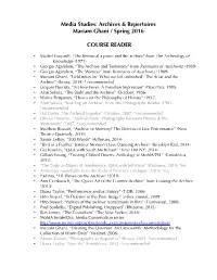 Course Reader