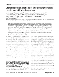 Digital Expression Profiling of the Compartmentalized Translatome of Purkinje Neurons