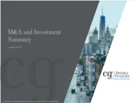 February 2019 for Client and Institutional Use Only, Not for Public