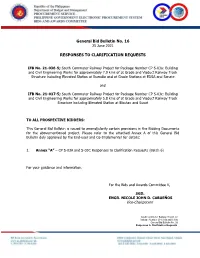 General Bid Bulletin No. 16 25 June 2021