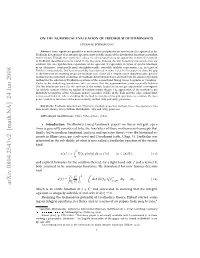 Numerical Evaluation of Fredholm Determinants