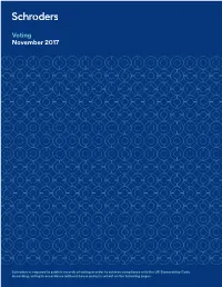 Voting Report November 2017