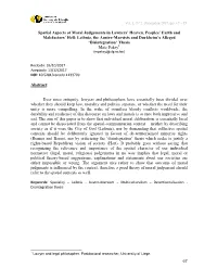 67 Spatial Aspects of Moral Judgements in Lawyers