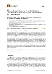 Advanced and Intensified Seawater Flue Gas Desulfurization Processes