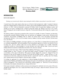 City of Aspen / Pitkin County Efficient Building Program Resource Guide