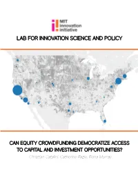 Lab for Innovation Science and Policy