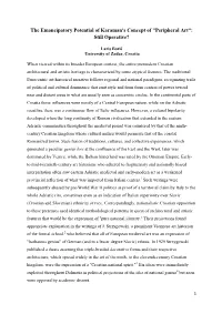 The Emancipatory Potential of Karaman's Concept of “Peripheral Art”