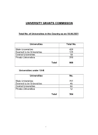 University Grants Commission