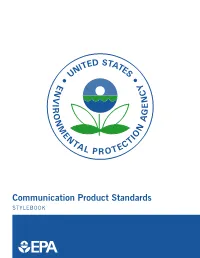 Communication Product Standards Stylebook