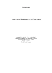 Conservation and Management of Soil and Water Resources