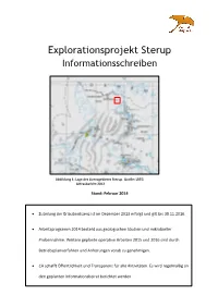 Explorationsprojekt Sterup Planung