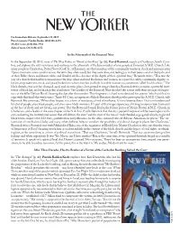 In the Aftermath of the Emanuel Nine in the September