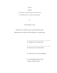 A Thesis Entitled by Charles William Colony Submitted to the Graduate