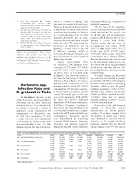 Bartonella Spp. Infection Rate and B. Grahamii in Ticks