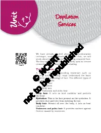 Depilation Services