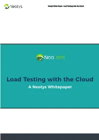 Load Testing with the Cloud