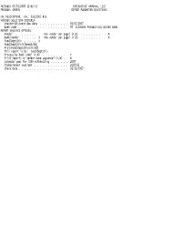 Prepared 05/03/2007 12:42:41 Expenditure Approval List Program: Gm339l Report Parameter Selections