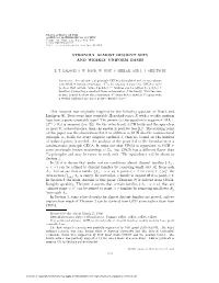 Strongly Almost Disjoint Sets and Weakly Uniform Bases