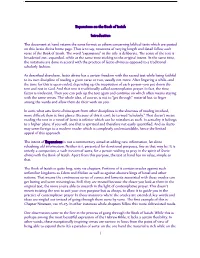 Expansions on the Book of Isaiah Introduction the Document at Hand