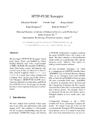 HTTP-FUSE Xenoppix