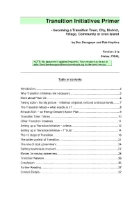 Transition Primer
