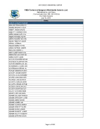 19E6 Technical Sergeant Worldwide Selects List
