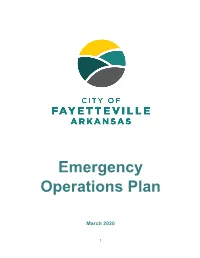 Emergency Operations Plan