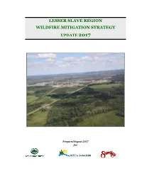 Lesser Slave Region Wildfire Mitigation Strategy Update 2017