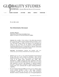 The Global Justice Movement
