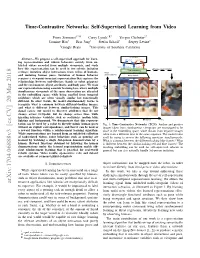 Time-Contrastive Networks: Self-Supervised Learning from Video
