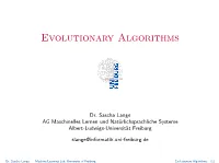 Evolutionary Algorithms