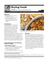Drying Foods Guide E-322 Revised by Nancy C