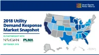 2018 Utility Demand Response Market Snapshot