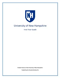 First Year Guide