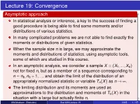 Stat 609: Mathematical Statistics Lecture 19