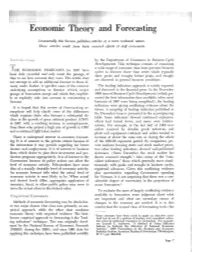 Economic Theory and Forecasting