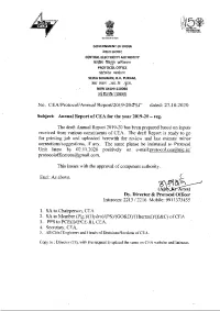 Final Draft of CEA Anual Report 2019-20