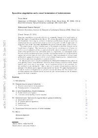 Spacetime Singularities and a Novel Formulation of Indeterminism