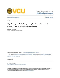 Application to Micronuclei Frequency and T-Cell Receptor Sequencing