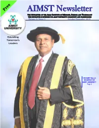 AIMST Newsletter