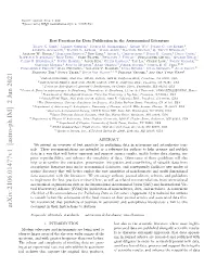 Arxiv:2106.01477V1 [Astro-Ph.IM] 2 Jun 2021 Document in Their Instructions to Authors