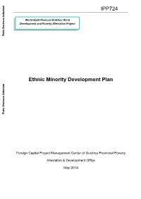 Ethnic Minority Development Plan