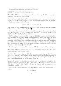 Math 602, Fall 2002. BIII (A). We First Prove the Following Proposition