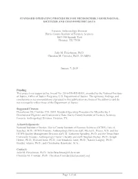 Page 1 of 84 STANDARD OPERATING PROCEDURE FOR