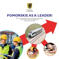 Pomorskie As a Leader! Report on Implementation of the Regional Operational Programme of the Pomorskie Region for the Years 2014-2020