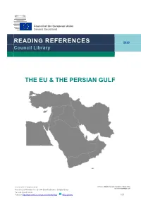 Reading References the Eu & the Persian Gulf