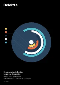 Remuneration in Danish Large Cap Companies Benchmarking Executive Management and Board Remuneration