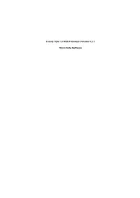 Temial TEA 1.0 with Firmware Version 4.3.7 Third-Party