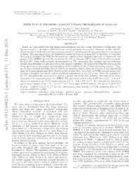 Arxiv:1812.04625V1 [Astro-Ph.CO] 11 Dec 2018 Lnkclaoaine L 06.Smlr U Slightly but (Ly- Similar, Lyman-Alpha from Obtained 2016)